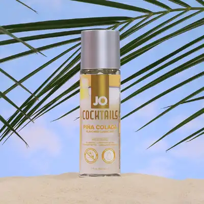 System Jo - H2O Lubricant Cocktails Pina Colada 60 ml - smakowy lubrykant na bazie wody. Smak koktajlu - pina colada