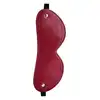 Blaze - Elite Eye Mask Red. Elitarna maska na oczy wykonana ze sztucznej skóry w kolorze czerwonym. Eleganckie złote elementy. 