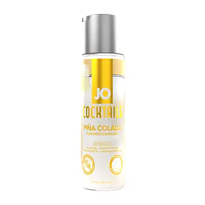 System Jo - H2O Lubricant Cocktails Pina Colada 60 ml - smakowy lubrykant na bazie wody. Smak koktajlu - pina colada