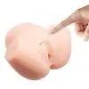 Crazy Bull - Dual Vagina And Ass. Masturbator pupa, apetyczna wagina i ciasny anus, zestaw wibrujący z pilotem. Nawilżanie przy użyciu wody