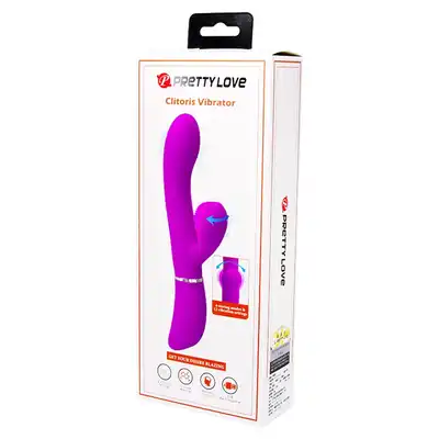Pretty Love - Clitoris Vibrator. Wibrator punktu G z ruchomym stymulatorem łechtaczki. Podwójna stymulacja w najnowszym wydaniu