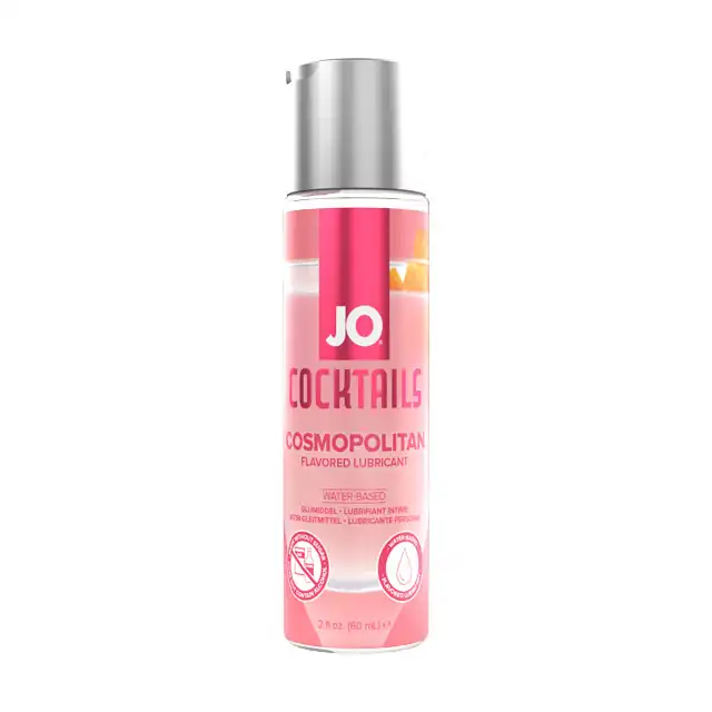 System Jo - H2O Lubricant Cocktails Cosmopolitan 60 ml - smakowy lubrykant na bazie wody. Smak koktajlu - cosmopolitan