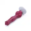 Kiotos Monstar - Dildo Beast 64 Squirt - zwierzęcy penis z opcją wytrysku. Dwukolorowe dildo