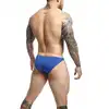 MOB - Toucan Bikini Royal Blue XL. Niebieskie stringi męskie z kieszonką o wzorze dzioba tukana, wyraź swój humor i niezależność