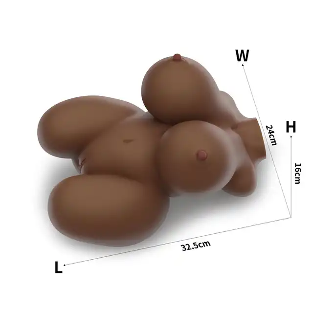 Lovetoy - Streetgirls #6 Black - realistyczny masturbator z ciałem kobiety. Dwa otwory - analny i waginalny dla podwójnej przyjemności 
