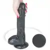 LoveToy - Squirt Extreme 10'' Squirting Dildo Black. Realistyczne dildo z przyssawką i wytryskiem. Ultra delikatna w dotyku powierzchnia, intensywne doznania