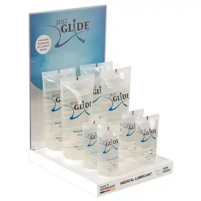 Just Glide Waterbased Display