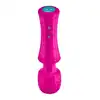 FemmeFunn - Ultra Wand Mini Pink. Wibrator magiczna różdżka z elastyczną główką i mocnymi wibracjami, ekskluzywne wykonanie
