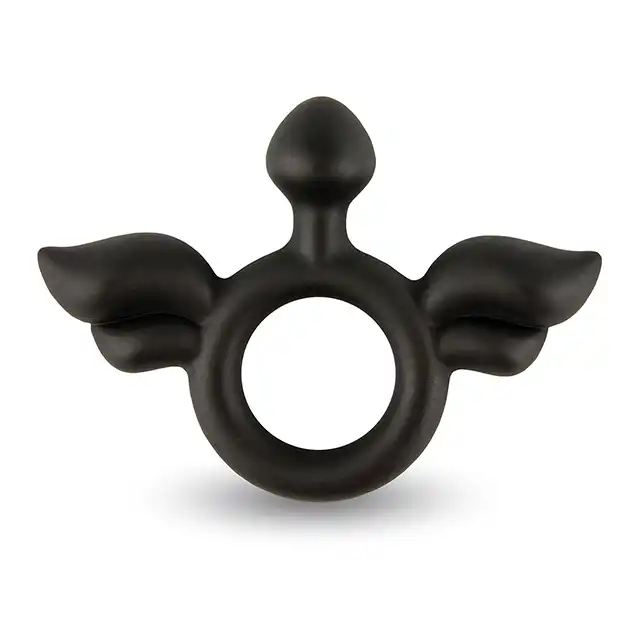 Velv'Or - Rooster Jeliel Angel Design Cock Ring - silikonowy ring na penisa o designie anioła. Dodaj sobie skrzydeł!