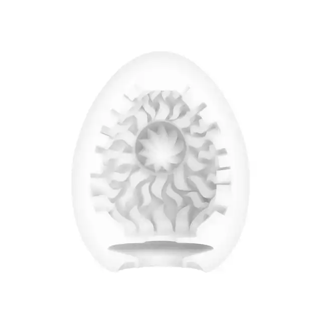 Tenga - Shiny Egg. Kompaktowy, kieszonkowy masturbator w formie mini jajeczka. Żebrowanie, wypustki i super rozciągliwy materiał