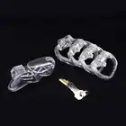 Mokko Toys - Prison Male Transparent. Transparentna klatka na penisa, oddaj kluczyk partnerce i daj się zniewolić