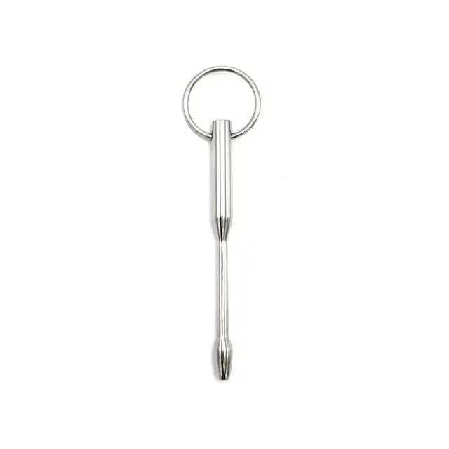 Oproducts - Solid Classy Penis Stick. Solidny dilator ze stali nierdzewnej z uchwytem typu c-ring