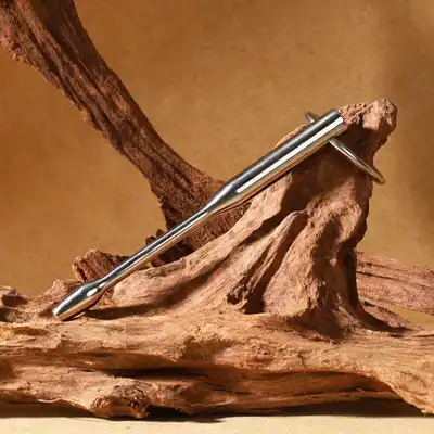 Oproducts - Solid Classy Penis Stick. Solidny dilator ze stali nierdzewnej z uchwytem typu c-ring