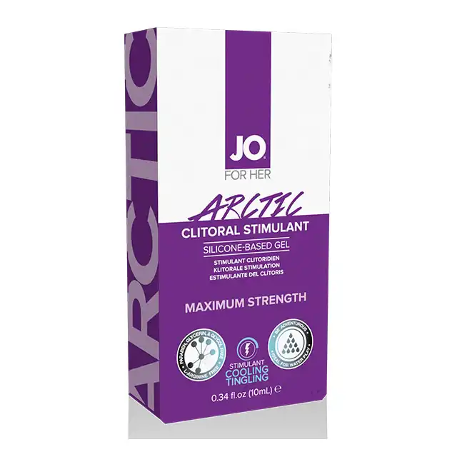 System Jo - Clitoral Stimulant Cooling Arctic. Żel chłodząco mrowiący, potęguje doznania i stymuluje łechtaczkę. Mega Sale!