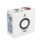 Velv'Or - Rooster Enric Minimalistic Slick Cock Ring - minimalistyczny, czarny ring na penisa. Oprawa wydajności i erekcji! 