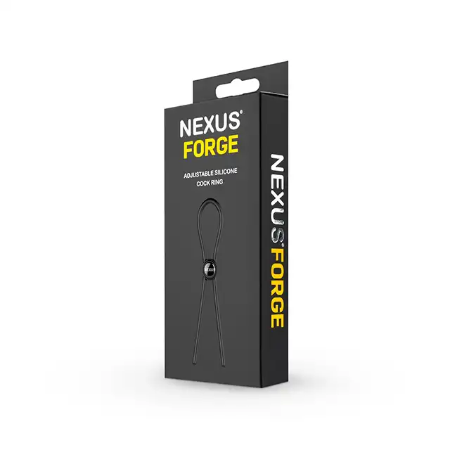 Nexus - Adjustable Silicone Cock Ring. Pierścień erekcyjny w formie lasso, w pełni regulowany