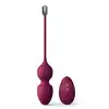 Dorcel - Love Balls Plum. Wibrujące kulki waginalne sterowane na pilota, trening mięśni kegla na najwyższym poziomie