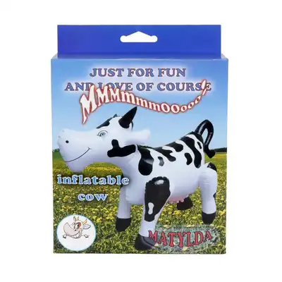 Bseries - Matylda Cow Doll. Dmuchana seks lalka w kształcie krowy, genialny śmieszny gadżet
