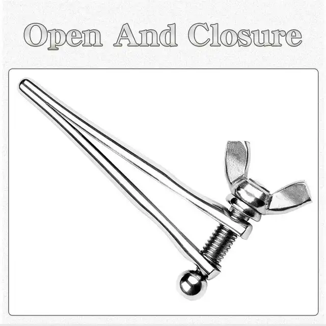 Mokko Toys - Urethral Dilator. Stalowy dilator do cewki moczowej, ręczny mechanizm zwiększający rozchylenie