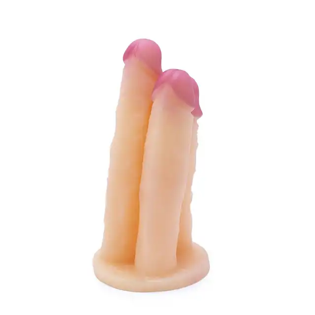 Kiotos Cox - Triple Cox. Potrójne elastyczne dildo z mocną przyssawką. Mocne, realistyczne doznania.