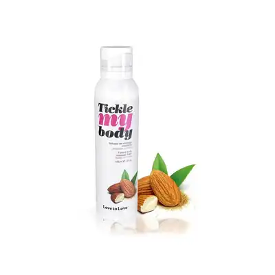 Love To Love - Tickle My Body Massage Foam Sugared Almond. Gęsta pianka do masażu z efektem mrowienia o zapachu słodkich migdałów