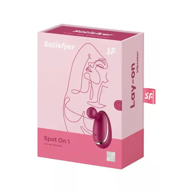 Satisfyer - Spot On 1 Berry. Precyzyjny punktowy stymulator łechtaczki o niewielkim rozmiarze. Elastyczna kuleczka wibrująca
