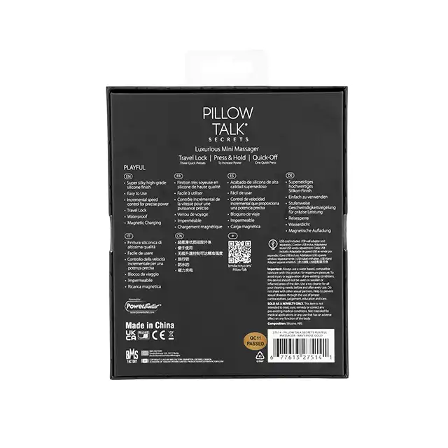 Pillow Talk - Secrets Playful. Filigranowy wibrator łechtaczkowy z króliczymi uszkami. Elegancja, stopniowe prędkości i głośność incognito