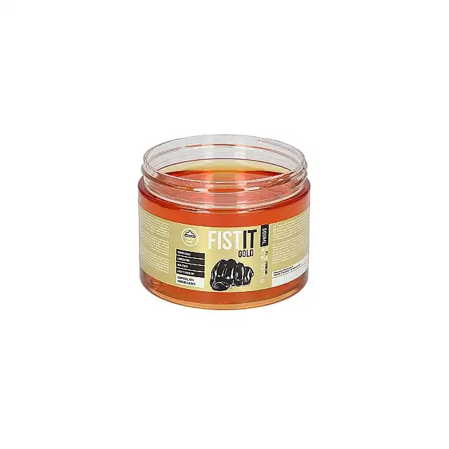 Fist It - Gold 500ml. Żel na bazie wody do fistingu, zapewnia długotrwały poślizg i komfortową penetrację