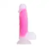 So Divine - Glorious Real Skin Feel Pink Dildo - realistyczne dildo o różowym kolorze. Mocna przyssawka na zabawę solo 