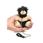 Master Series - Hooded Teddy Bear Keychain - unikatowy prezent. Mini miś ze smyczą i kapturem z opcją przypięcia