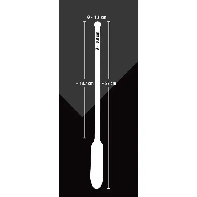 You2Toys - Silicone Dilator Extra Long. Wibrujący dilator do cewki moczowej, ekstra długi z 7 zaskakującymi trybami wibracji, silikon z powłoką PU