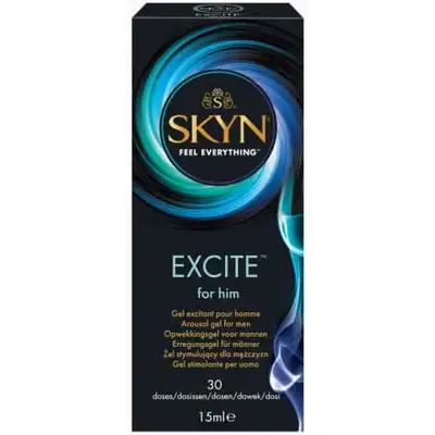 Skyn - Excite for Him 15ml - Żel stymulujący dla mężczyzn, zwiększający doznania! Oddaj się przyjemnemu masażowi 