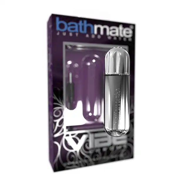 Bathmate - Vibe Bullet Vibrator Chrome - mini srebrny wibrator! Zabaw się gdzie chcesz, nawet w wannie!