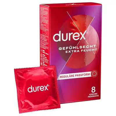 Durex GefĂĽhl.extra lubr. 8pc