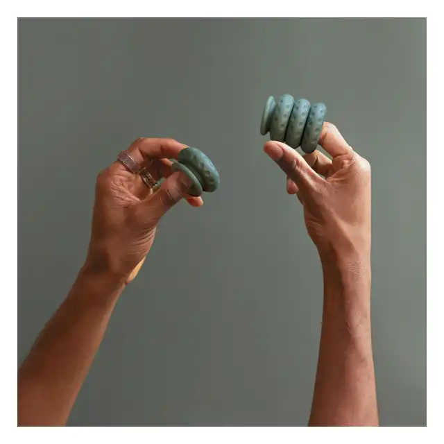 Ohnut - Classic Soft Buffer Rings (Set Of 4) Aloe - zestaw 4 ringów na penisa. Łącz je jak chcesz i baw się przyjemnością!