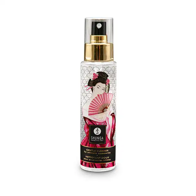 Shunga - Gentle Toy Cleaner. Delikatny czyścik uniwersalny, chroni wygląd i przedłuża żywotność akcesoriów erotycznych