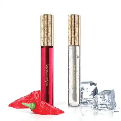 Bijoux Cosmetiques - Nip Gloss Duet - zestaw błyszczyków do seksu oralnego! Chłodzący oraz rozgrzewający 