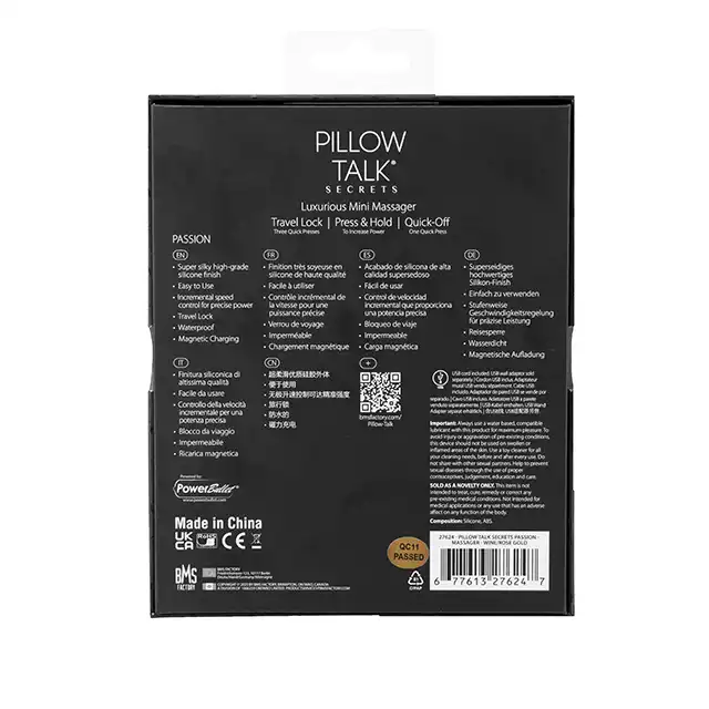 Pillow Talk - Secrets Playful. Niewielki wibrator łechtaczkowy ze stymulującymi wypustkami na główce. Wiele wrażeń stymulacyjnych w jednym momencie