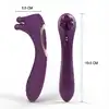 Tracy's Dog - Goldfinger G Spot Vibrator - Purple - dwustronny wibrator do perfekcyjnej stymulacji punktu G i łechtaczki 