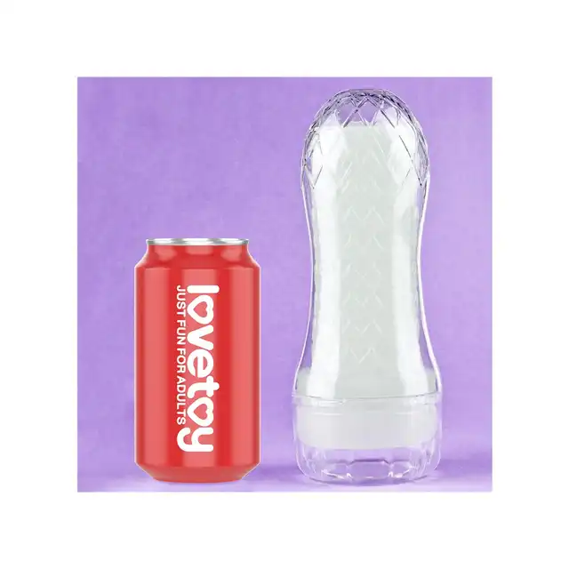 LoveToy - Lumino Play Masturbator 1. Super stymulujący masturbator świecący w ciemności, przezroczysty kubeczek dla wizualnych atrakcji