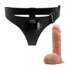 Pretty Love - Tom Harness Briefs. Realistyczne dildo z mocną przyssawką, regulowana uprząż strapon w zestawie