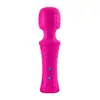 FemmeFunn - Ultra Wand Mini Pink. Wibrator magiczna różdżka z elastyczną główką i mocnymi wibracjami, ekskluzywne wykonanie