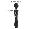 Cleopatra - Wand Massager. Ekskluzywny masażer z imitacją kamieni szlachetnych. Magiczna różdżka pełna niespodzianek. 
