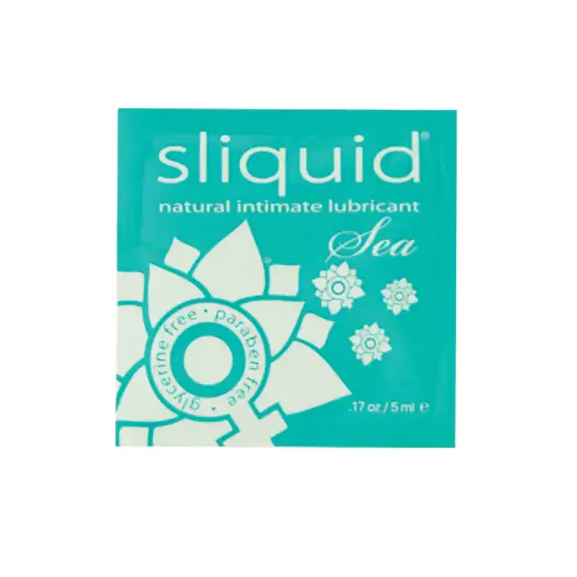 Sliquid - Sea 5ml - naturalny lubrykant na bazie wody ze starannie wyselekcjonowanymi wodorostami. Moc z morza!