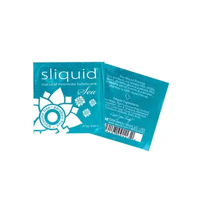 Sliquid - Sea 5ml - naturalny lubrykant na bazie wody ze starannie wyselekcjonowanymi wodorostami. Moc z morza!