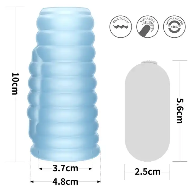 LoveToy - Knights Ring Vibrating Wave. Wibrujący ring na penisa o super stymulującym kształcie, wibracje i pogrubienie członka
