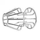 Passion Labs - Hollow Anal Plug S. Niewielki stalowy tunel analny, rozwarcie anusa z zachowaniem całkowitego dostępu 