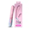 FemmeFunn - Rabbit Pink. Podwóny wibrator ze stymulatorem łechtaczki, kobiecy design i stylowe połączenie delikatnych kolorów