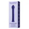 FemmeFunn - Diamond Wand Dark Purple. Super elastyczny wibrator do punktowej stymulacji. Super elastyczny, wodoodporny i dyskretny