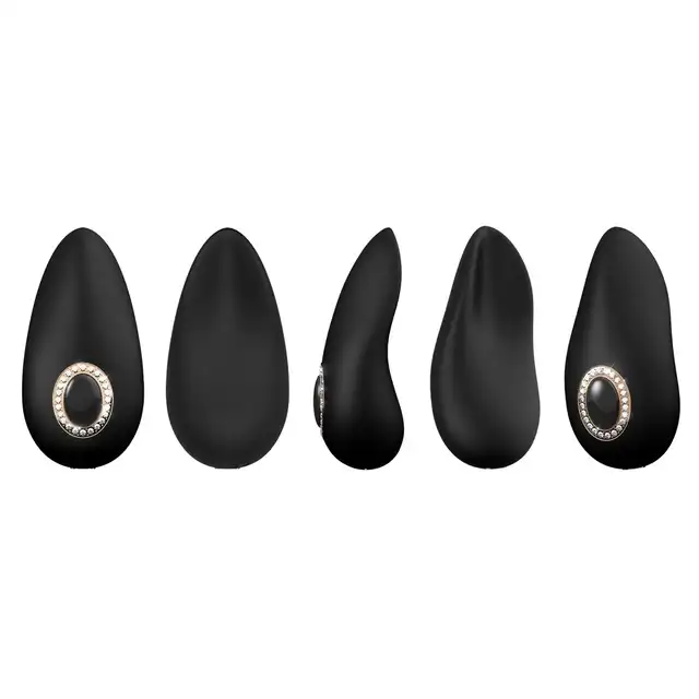 Cleopatra - Clitoral Vibrator. Elegancki stymulator łechtaczki z oprawą imitującą kamienie szlachetne. Bardzo elegancki. 